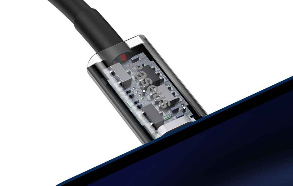 کابل تبدیل USB به لایتنینگ باسئوس مدل CALYS-A01 طول 1 متر