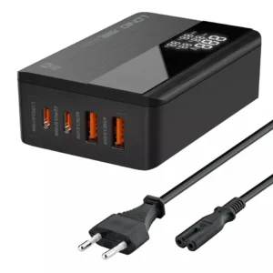 شارژر رومیزی سوپر فست 100 وات GaN الدینیو مدل A4809C